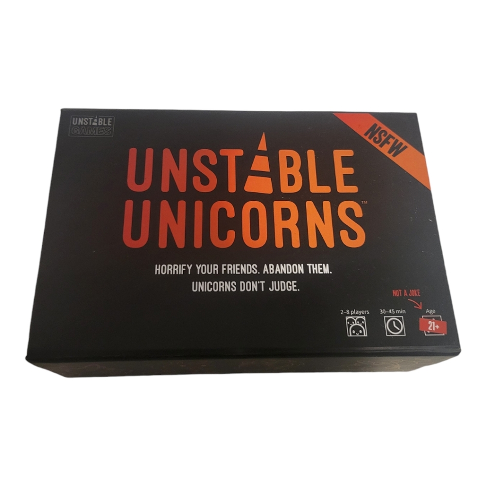 Unstable Unicorns NSFW Edition w/Dragons Expansion Card Game